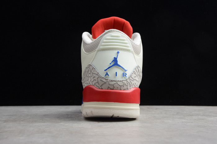 AIR JORDAN 3 RETRO "CHARITY GAME" sail red mens 136064-140 - Image 4