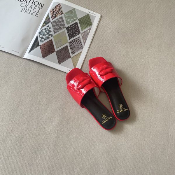 Balmain 26P Flat-Bottomed Slippers