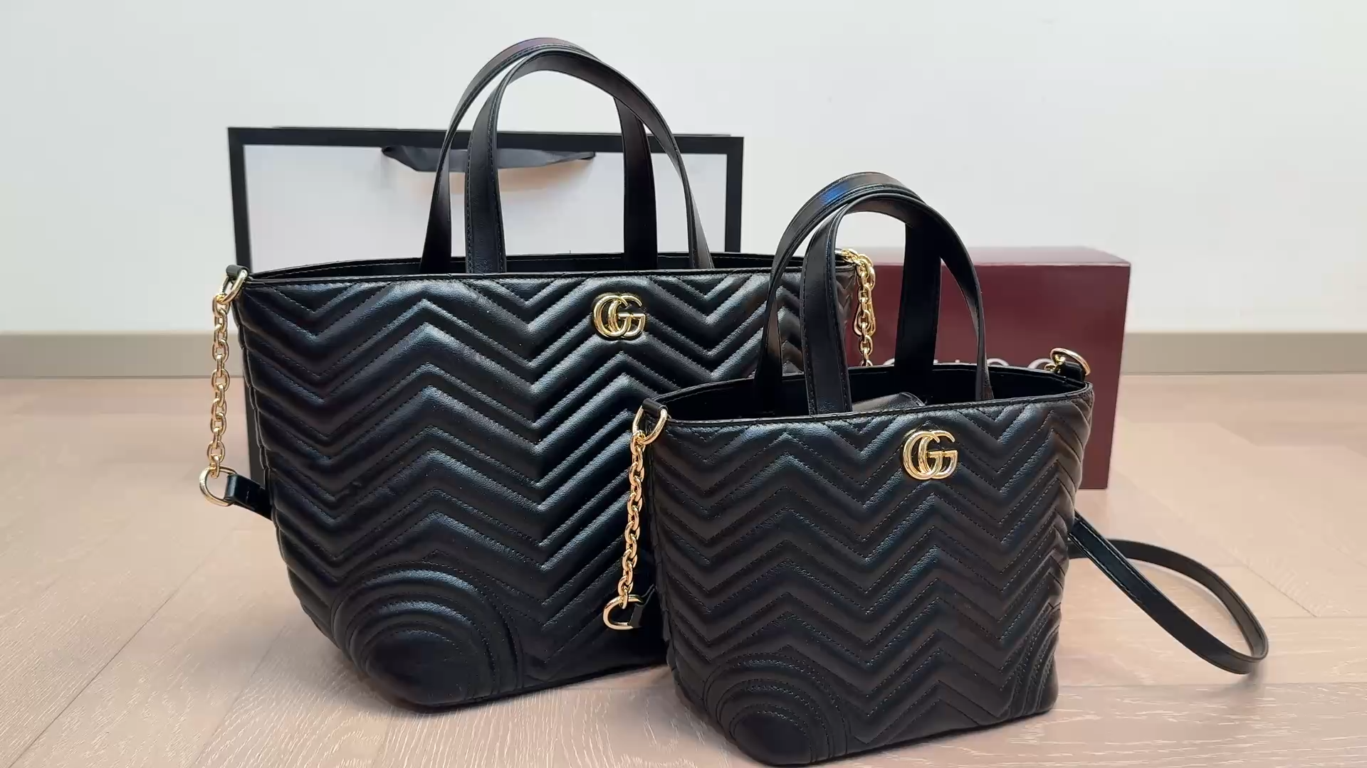 Gucci Betty mini tote bag in Black Leather - Image 1