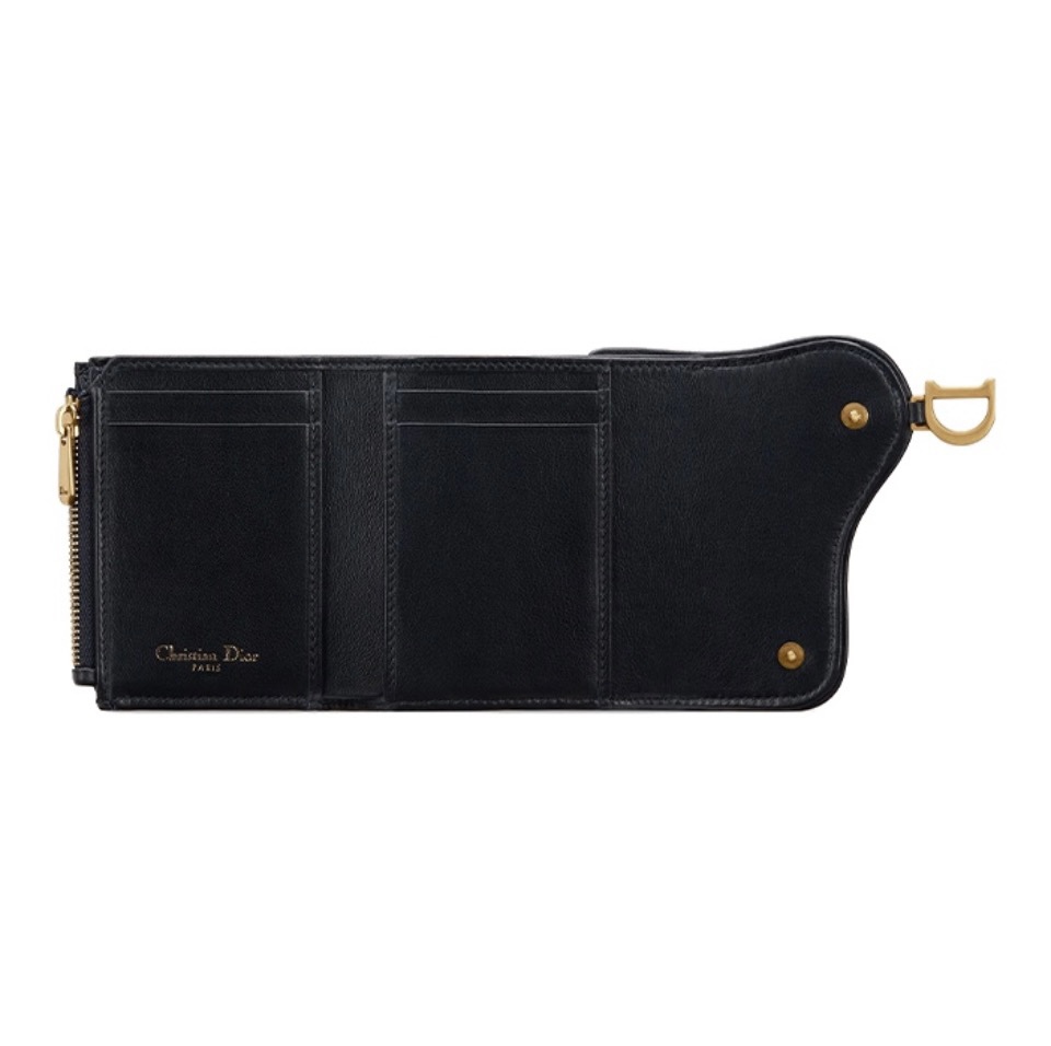 Dior saddle Three Fold Wallet - Image 2