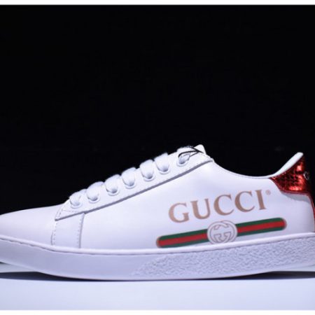Gucci Ace EMBROIDERED LOW-TOP SNEAKER WITH LOGO - Image 1
