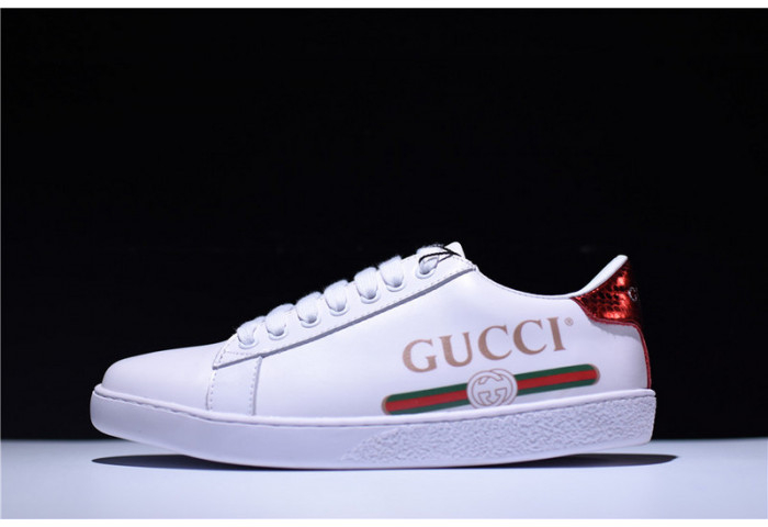 Gucci Ace EMBROIDERED LOW-TOP SNEAKER WITH LOGO - Image 1