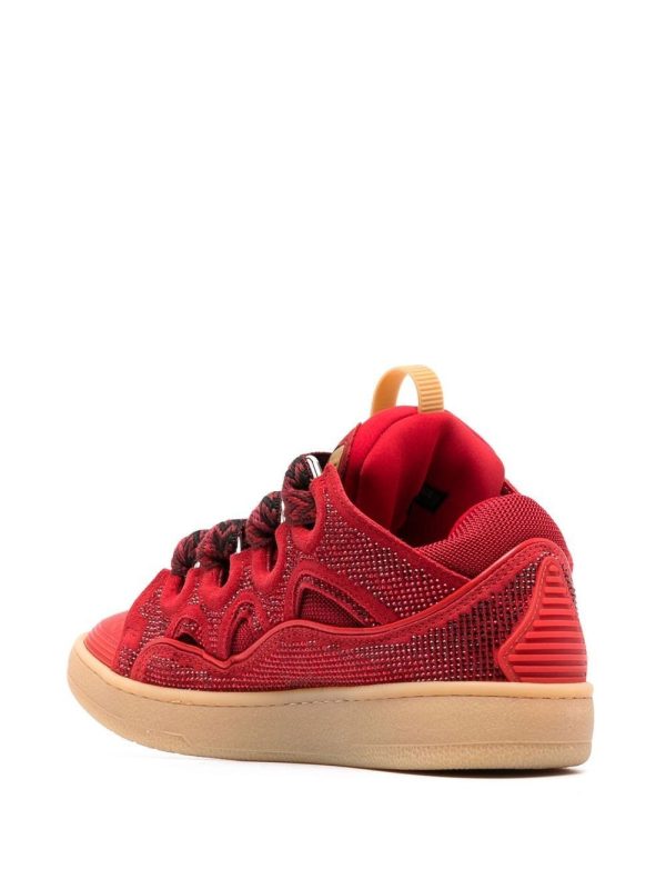 Lanvin LEATHER CURB SNEAKERS