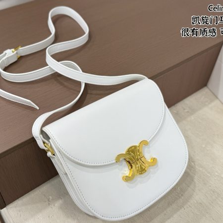CELINE Women's BuckleShoulder Saddle Bags - Image 4