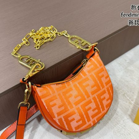 Fendi Mini Half Moon Bag - Image 13