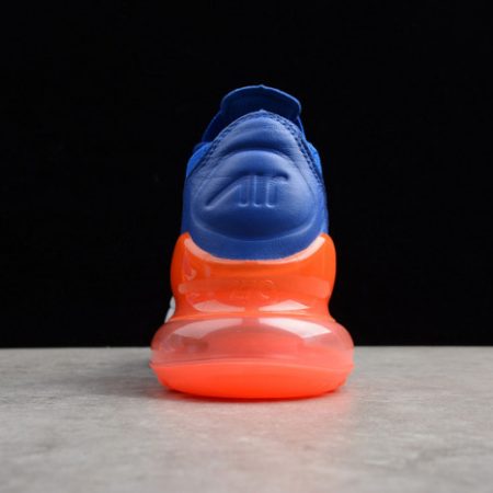 NIKE AIR MAX 270 FLYKNIT RACER BLUE/TOTAL CRIMSON AO1023-101 - Image 5