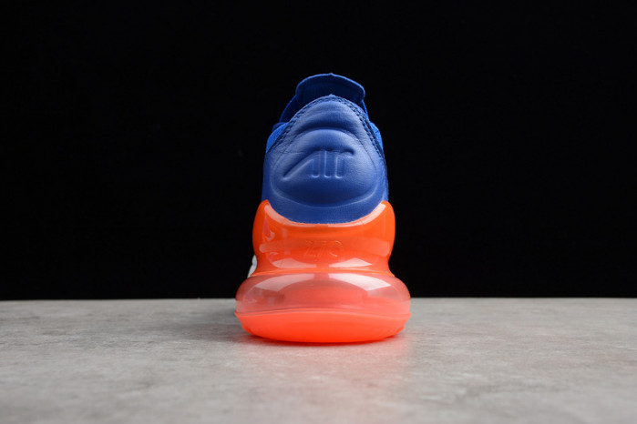 NIKE AIR MAX 270 FLYKNIT RACER BLUE/TOTAL CRIMSON AO1023-101 - Image 5