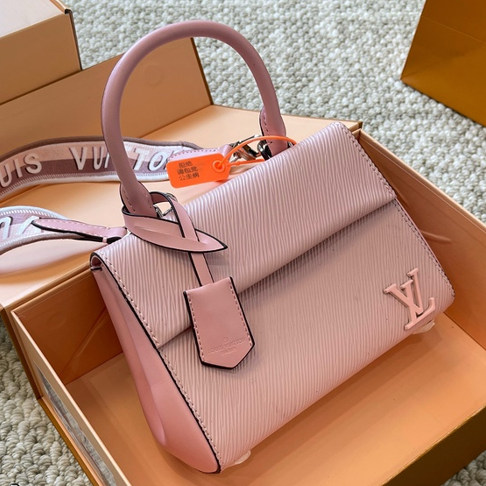 LV  Cluny Grained Leather Shoulder Handbag - Image 12