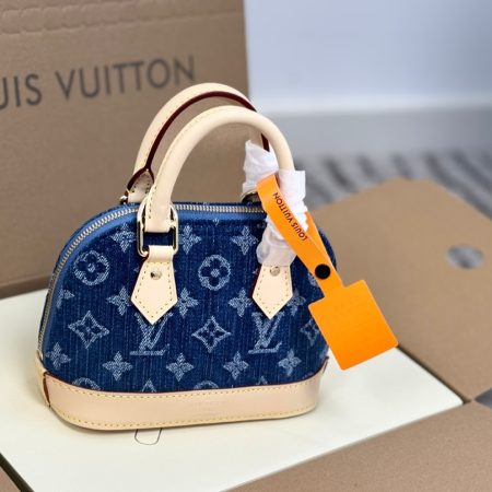Lv Denim Shell Bag - Image 2