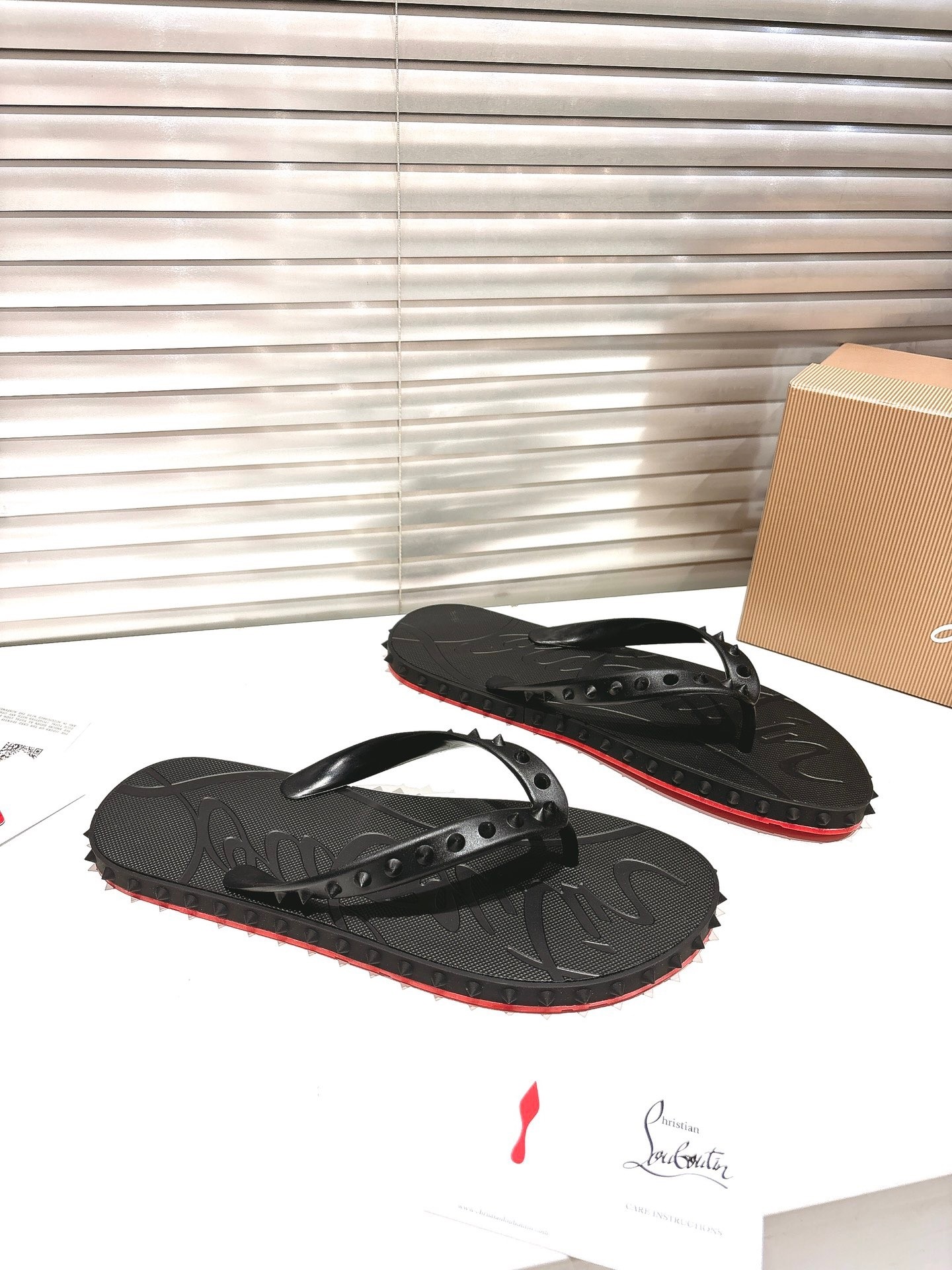 Christian Louboutin Loubi Flip Slide - Image 2