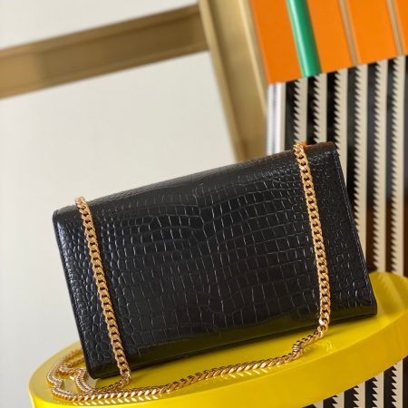 YSL Kate 24cm Crocodile Pattern Bag - Top Quality - Image 12