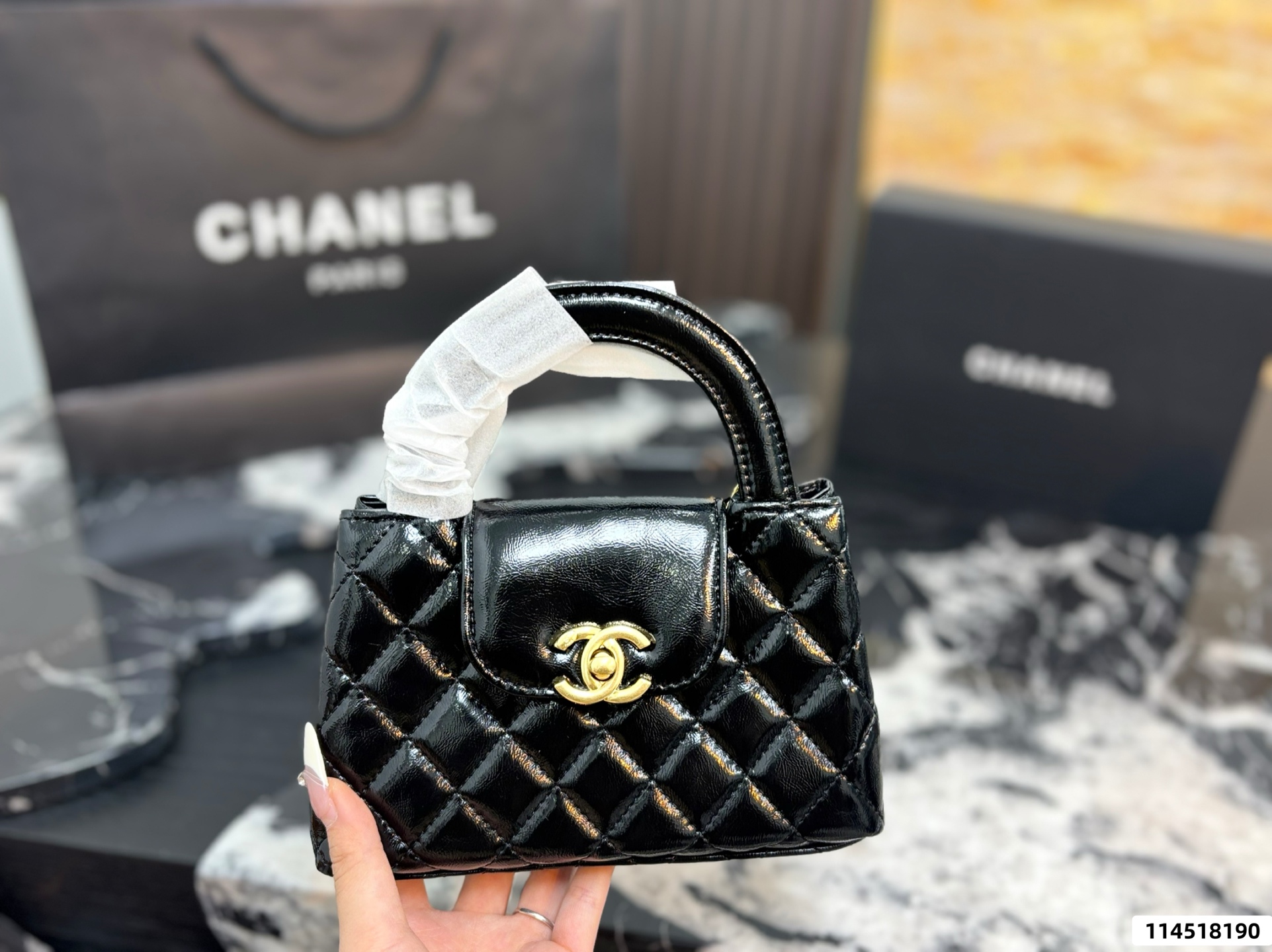 Chanel Kelly Cross Shoulder Bag - Image 3