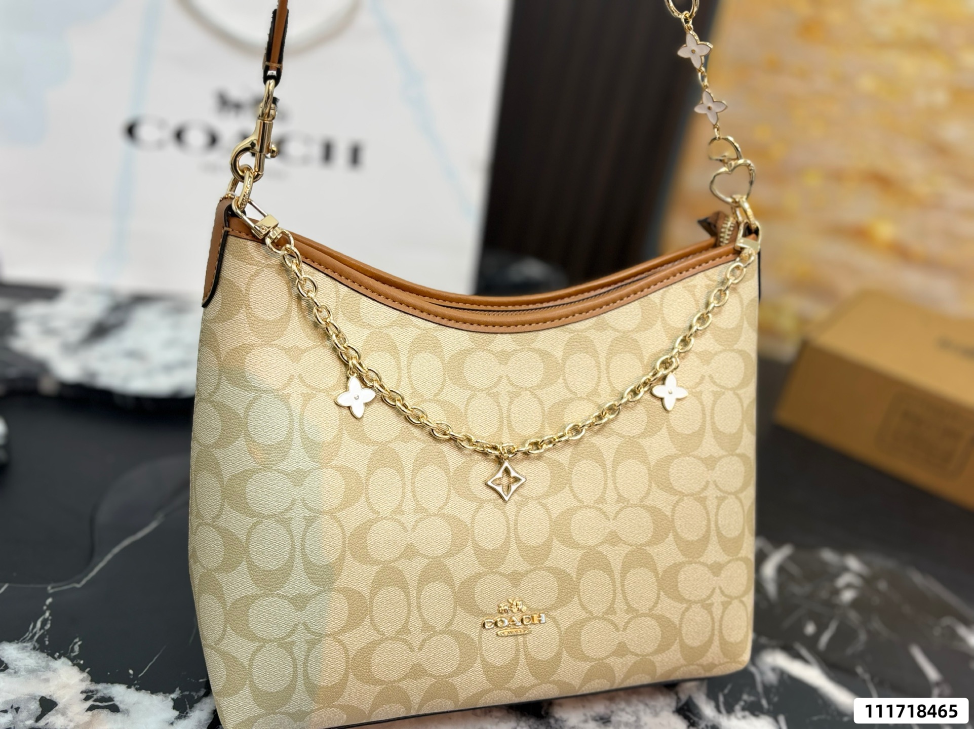 Coach Laurel Chain Wave Bag - Image 9