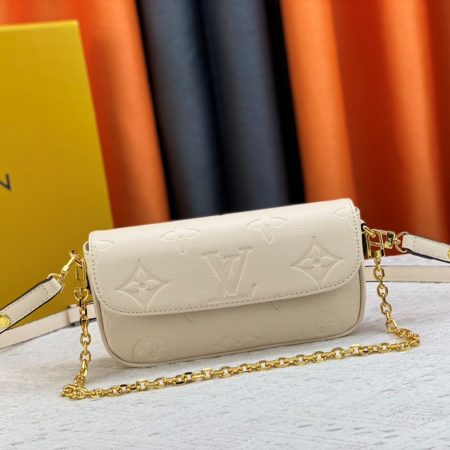 LV Leather Baguette Shoulder Handbag M82210&M81911 - Image 3