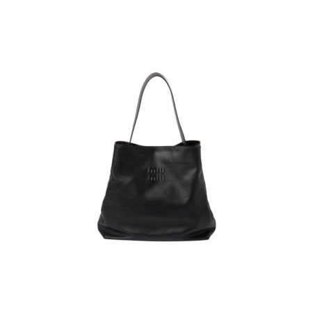 MIU MIU Hobo Leather Shoulder Handbag