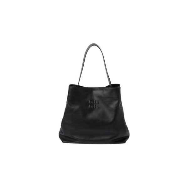 MIU MIU Hobo Leather Shoulder Handbag
