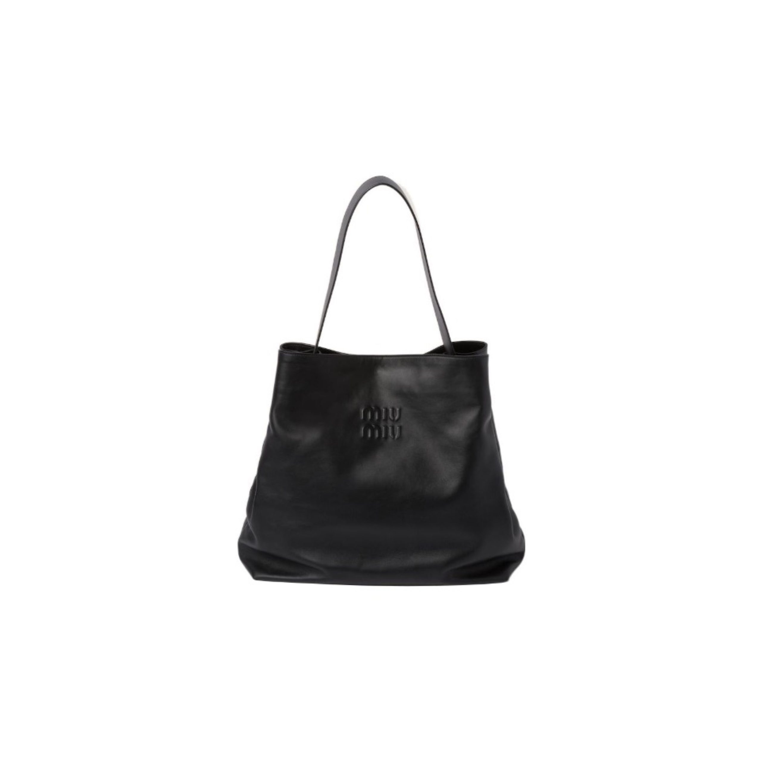 MIU MIU Hobo Leather Shoulder Handbag - Image 1