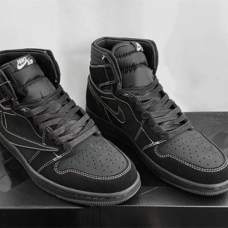 Travis Scott x Air Jordan 1 high OG "Black Phantom" DM7866-000 - Image 3