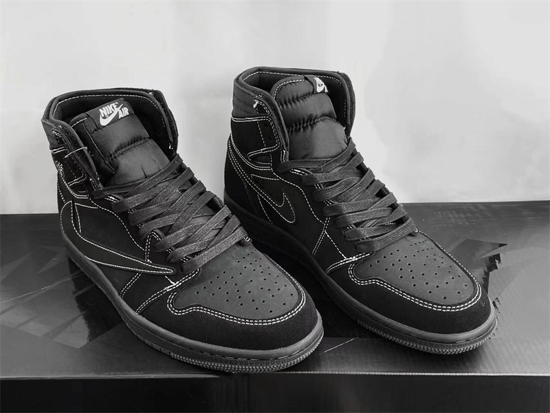 Travis Scott x Air Jordan 1 high OG "Black Phantom" DM7866-000 - Image 3