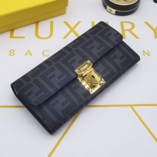 FENDI FF Long Wallet