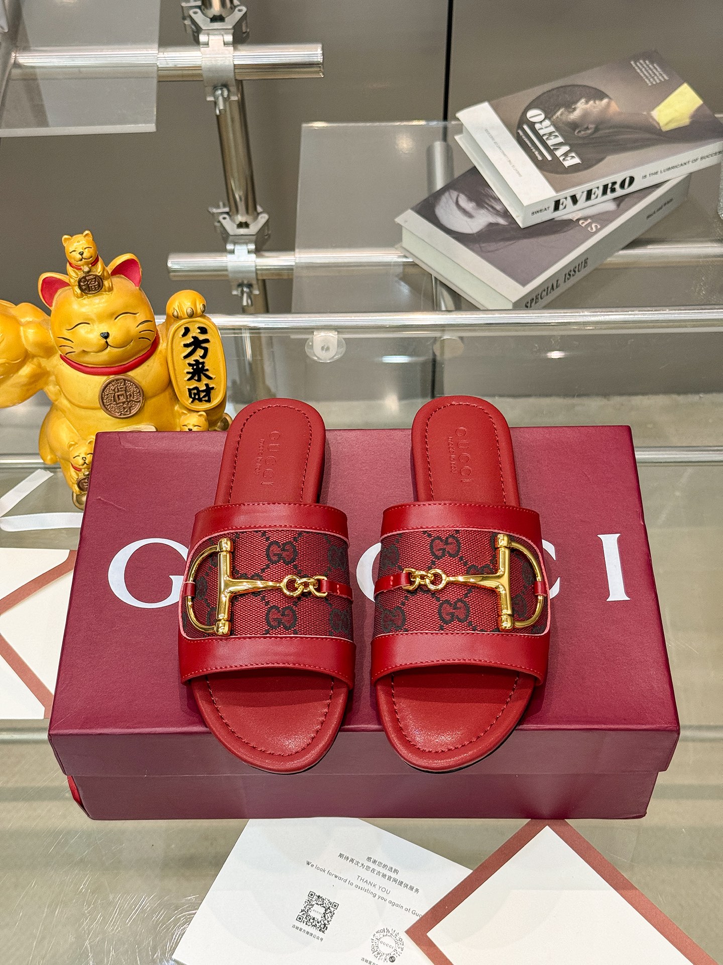 Gucci Horsebit Women Bulk Slide Sandals - Image 2