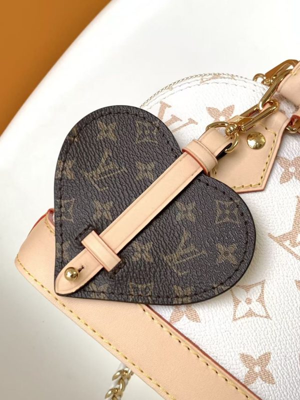 LV Alma BB Mini White