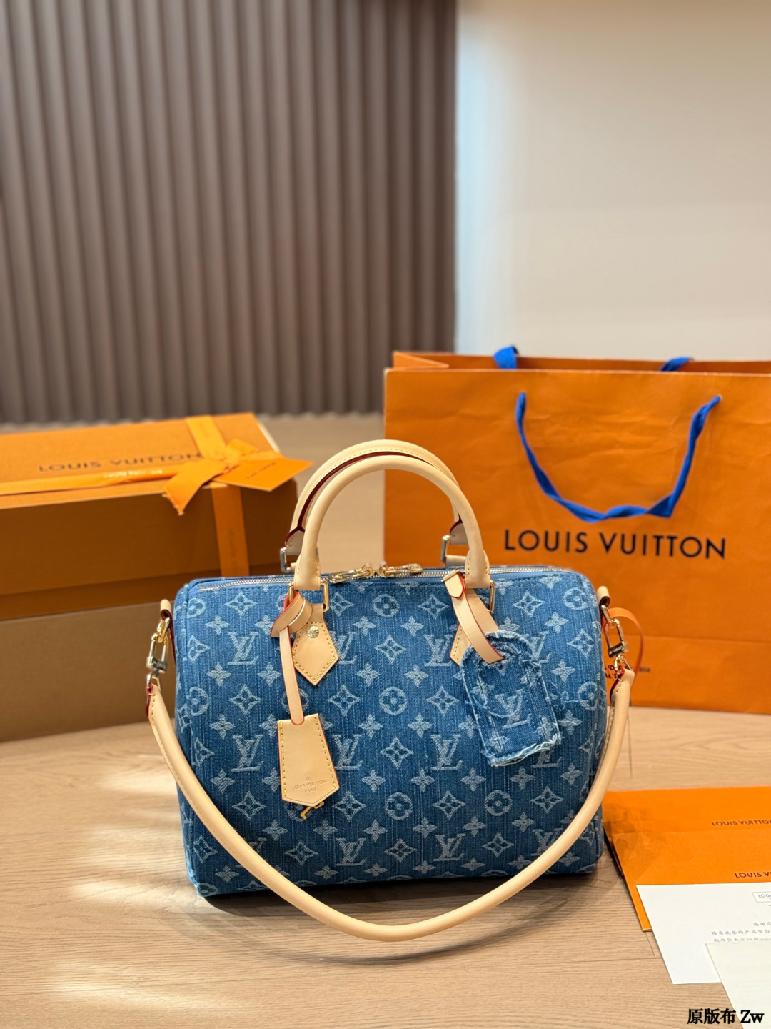 LV Speedy Soft 30 Monogram Denim Bag - Image 11