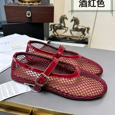 Alaya Flat Ballet Tulle Shoes with Rhinestone Accents - Image 5