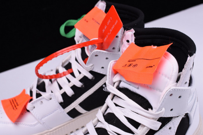 Off-White 3.0 Low Sneaker (Black & White) OMIA065S188000161001 - Image 6