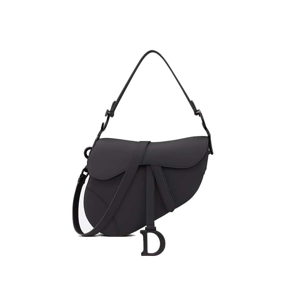 Dior Saddle Bag Matte Leather Shoulder Bag - Image 1
