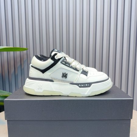 Amiri MA-1 Leather Low Top Fashion Boardshorts Sneakers Shoes - Image 11
