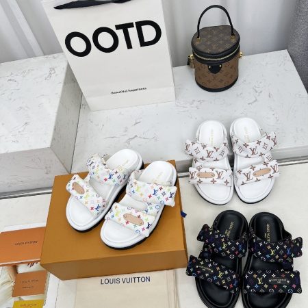 LV x TM Pool Pillow Comfort Mule Sandal