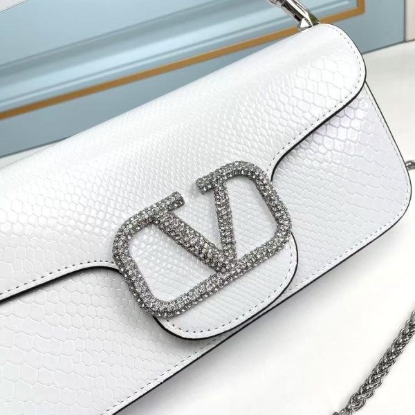 VALENTINO GARAVANI LOCò CALFSKIN SHOULDER BAG