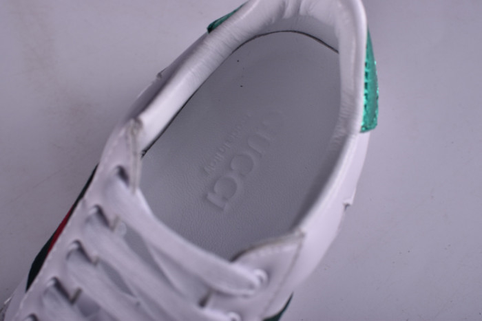 Gucci Ace Embroidered Low-Top Sneaker WITH COLORFUL STARS 431942-A38G1 - Image 10