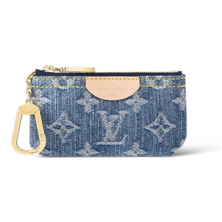 LV Denim Coin Wallet
