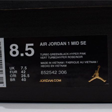 Air Jordan 1 Mid South Beach 852542-306 - Image 11