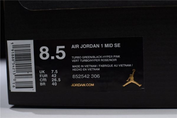 Air Jordan 1 Mid South Beach 852542-306