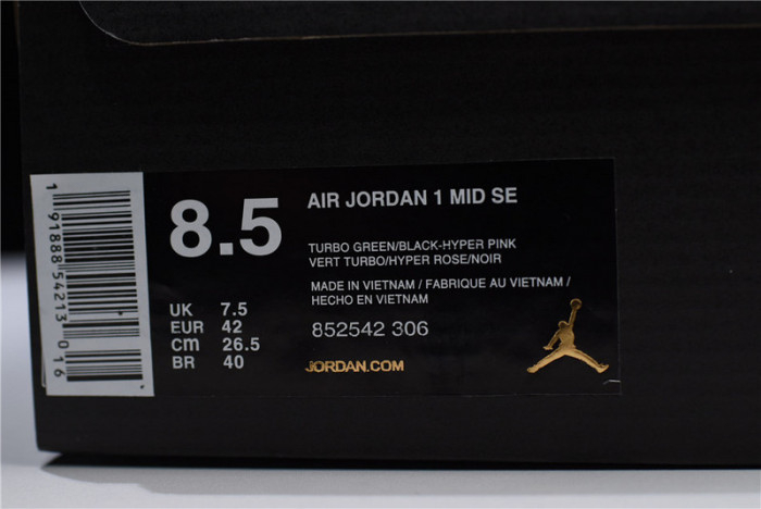 Air Jordan 1 Mid South Beach 852542-306 - Image 11