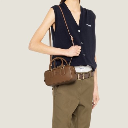 MIU MIU Arcadie Leather Handbag - Image 2