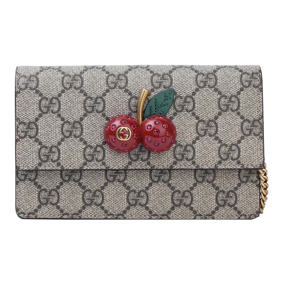 Gucci Cherry Chain Bag& Cherry Wallet - Image 1