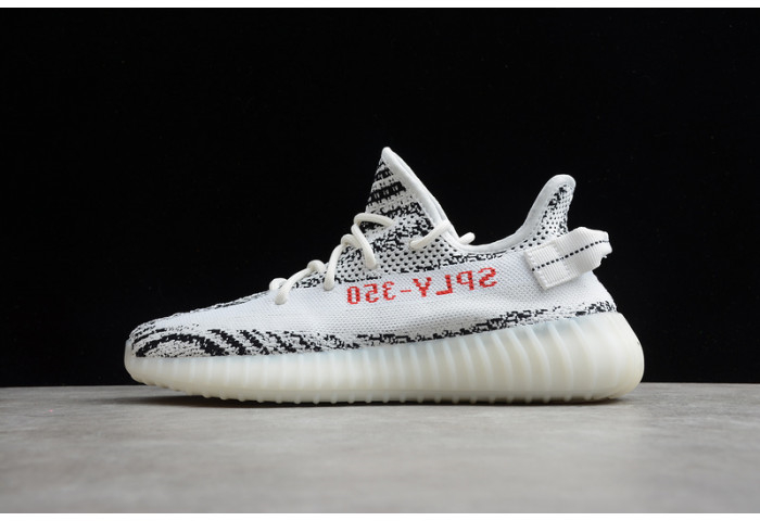 Yeezy Boost 350 V2 Zebra Black White CP9654 - Image 1