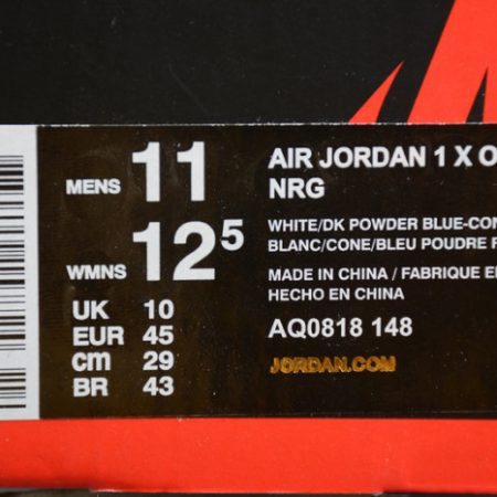 Off-White Air Jordan 1 Powder Blue UNC AQ0818-148 - Image 25