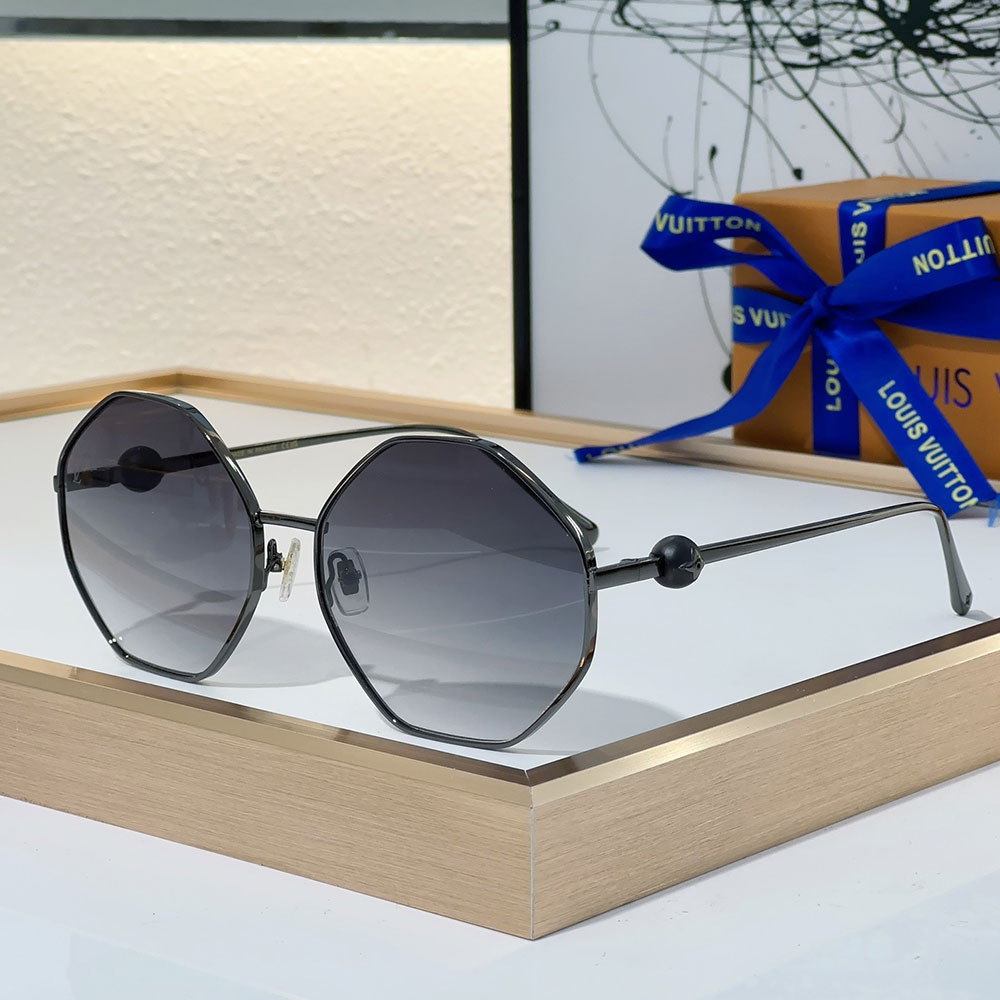 LV  Lrregular Shape Fashion Sunglasses  Top quality - Image 5