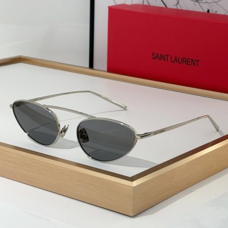 Saint Laurent YSL Metal Blackout anti-UV Sunglasses Top Quality - Image 5