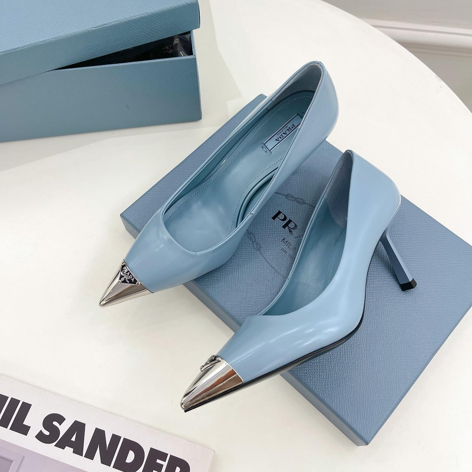 Prada 6.5CM All-in-One Pointy Heels - Image 5