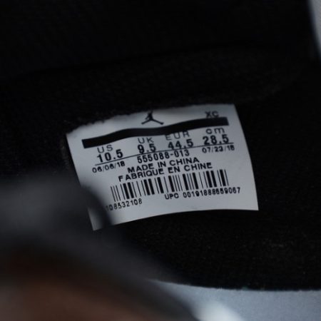 Air Jordan 1 Retro High OG Shadow Black Grey 555088-013 - Image 4