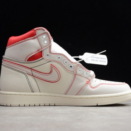 Air Jordan 1 Phantom Sail University Red 555088-160 - Image 5