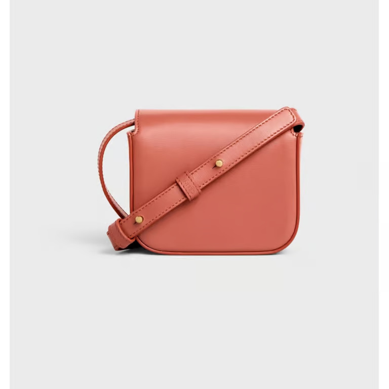 CELINE MINI TRIOMPHE IN SHINY CALFSKIN LYCHEE - Image 3