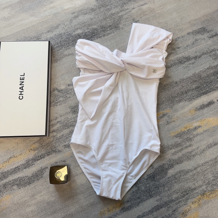 Chanel Bow One-piece Swimsuit Swimwear - Image 2