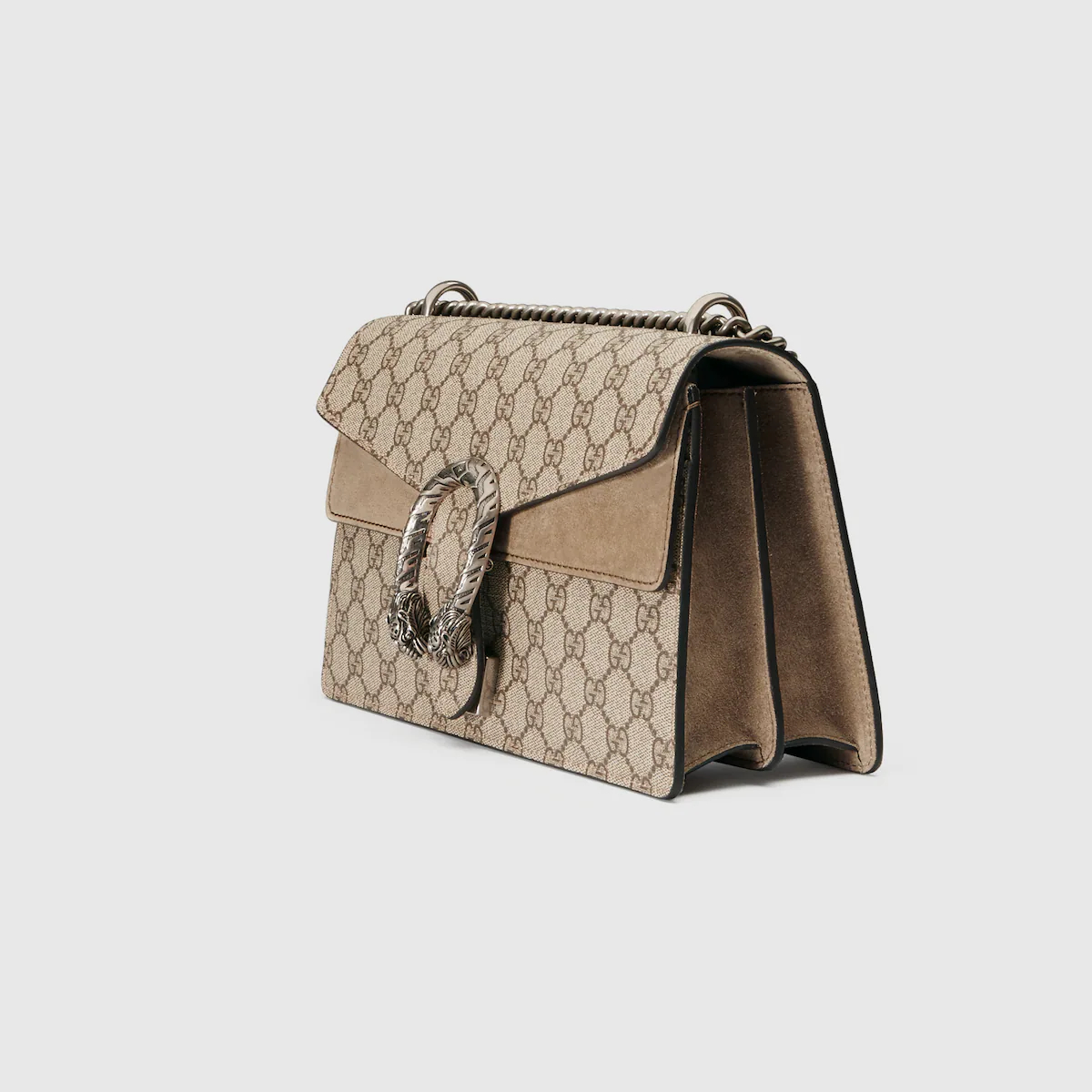 Gucci Dionysus GG Supreme Small Shoulder Bag With Beige - Image 6